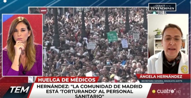 "Como no la echen, Risto se queda sin programa": críticas a Mariló Montero por su entrevista a una médica de Madrid en 'Todo es mentira'