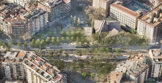 Empiezan las obras de transformación de la Meridiana a su paso por Sant Andreu