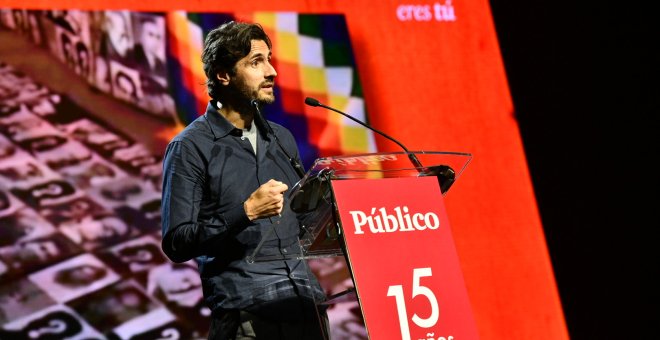 Juan Diego Botto y activistas de diversas causas sociales, premiados por 'Público' en la gala de su 15º aniversario