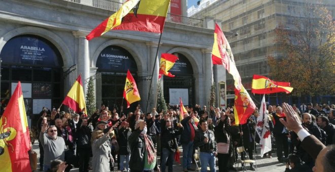 El Gobierno abre expediente sancionador contra Falange por los actos del 20-N