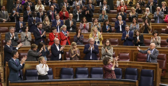 Una holgada mayoría del Congreso aprueba los terceros Presupuestos del Gobierno de coalición y los envía al Senado