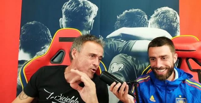 Luis Enrique: "Si Ferran Torres marca gol y hace el gesto del chupete, lo cambio al momento y lo mando a la grada, bromas las justas"