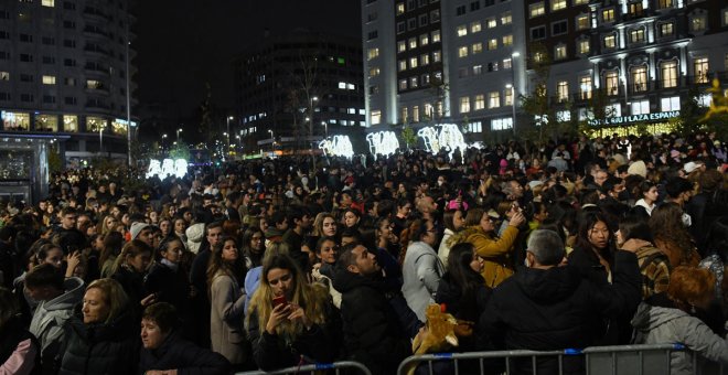 Indignación por el caos generado en Madrid tras el encendido de las luces de Navidad