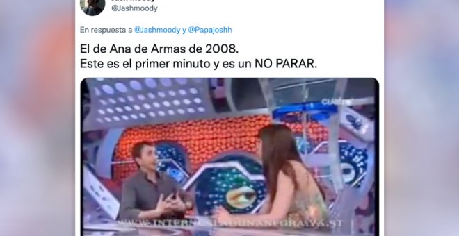 El bochornoso momento con Ana de Armas en el enésimo vídeo de Pablo Motos recuperado en las redes