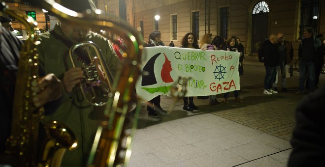 L'internacionalismu asturianu celebró'l Día de Palestina en Xixón y Uviéu