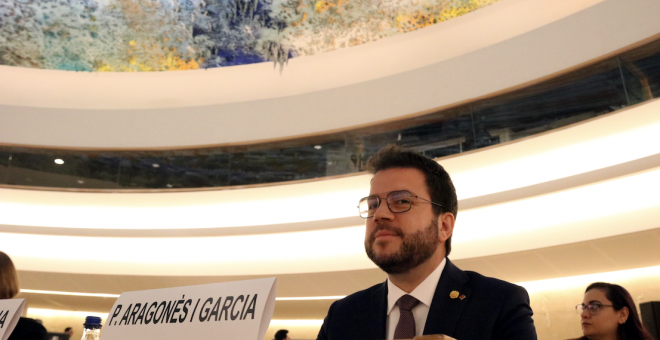 Aragonès denuncia a l'ONU que l'Estat espanyol no protegeix el català