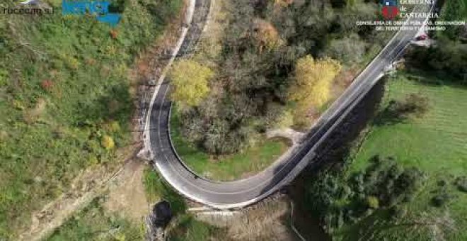 El Gobierno invierte 3,7 millones en la renovación de la carretera entre Castillo Pedros y San Vicente de Toranzo