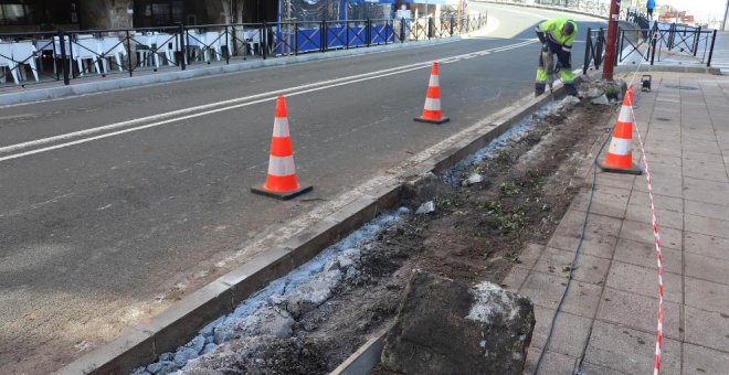 La Avenida de los Soportales tendrá renovada la margen derecha antes de que acabe el año