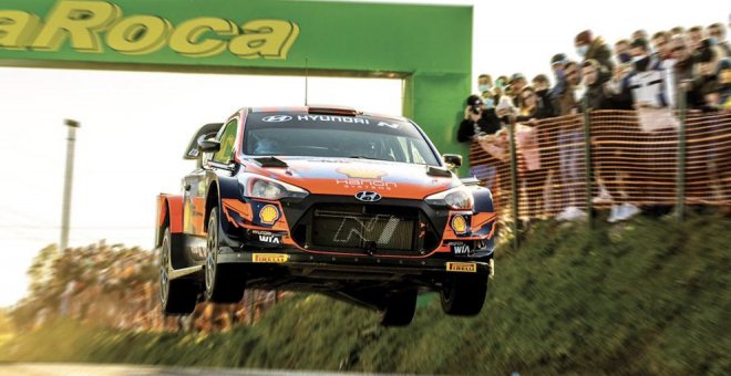 Dani Sordo y su Hyundai i20 WRC han sido el principal atractivo en la III Carrera de los Campeones