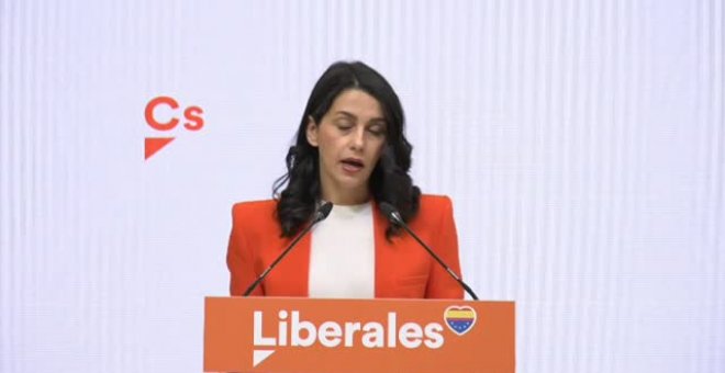 Inés Arrimadas anuncia que presentará su propia candidatura si Edmundo Bal no retira la suya