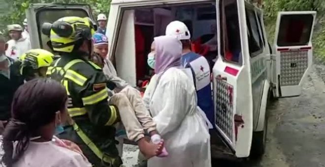 Al menos 33 muertos en un deslizamiento de tierras en Colombia