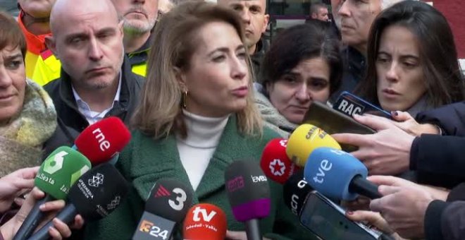 Raquel Sánchez sobre el choque de trenes: "Es un accidente puntual, no tiene nada que ver con las inversiones del Gobierno"