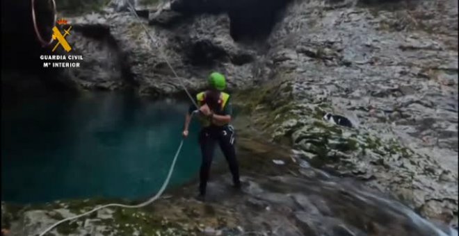 Multado el dueño de un perro al que tuvo que rescatar la Guardia Civil en el Pirineo