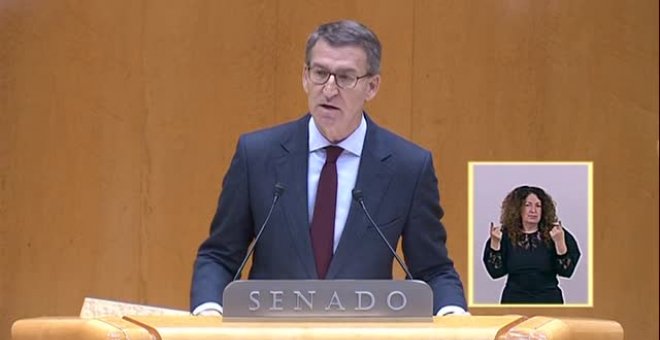 Feijóo: "Podemos exige, el independentismo impone y Sánchez obedece"
