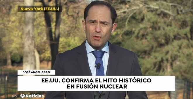El patinazo de un corresponsal de Antena 3 con la fusión nuclear: "Es acongojante la incultura científica que padecemos en España"