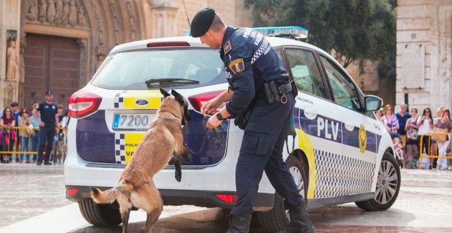 Detenido por propinar patadas, puñetazos y mordiscos a su pareja en presencia de sus hijos menores en València