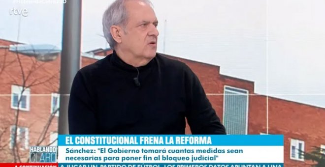 Javier Aroca resume en TVE en menos de un minuto el golpe de los jueces a la democracia