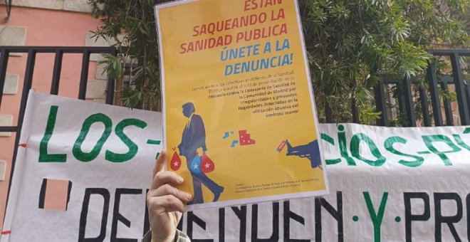Denuncian al Tribunal de Cuentas los "contratos a dedo" de la Consejería de Sanidad de Madrid