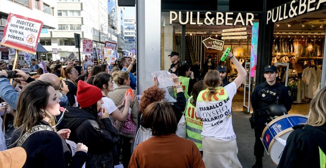 La huelga de las dependientas de Inditex en A Coruña contagia a otras provincias y se expanden las protestas