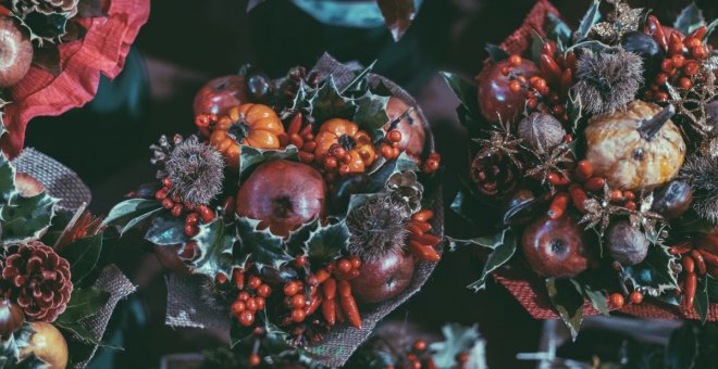 Monta una mesa navideña con frutas y deslumbra a tus invitados