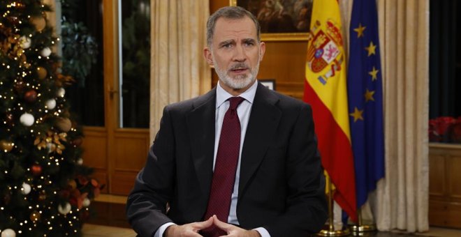 El PSOE y las derechas alaban el discurso navideño del rey, frente a las críticas de UP y los socios de Gobierno