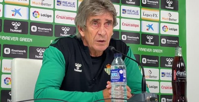 Pellegrini: "El club no está en el mercado de fichajes, ojalá que no salga nadie"