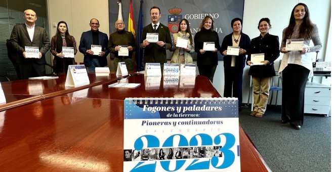 MARE visibiliza en el calendario de 2023 el papel de las mujeres agroalimentarias de Cantabria