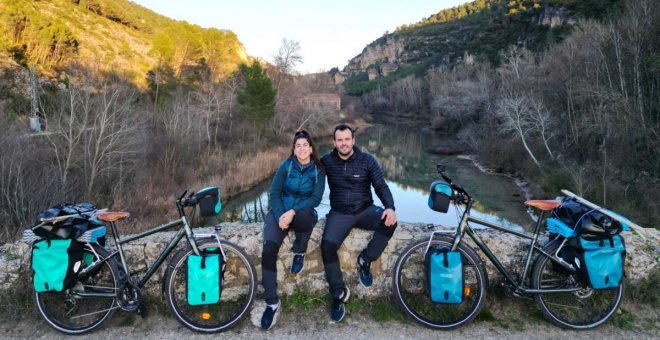 Sacedón será el punto de partida de la aventura en bicicleta que llevará a una pareja al sudeste asiático