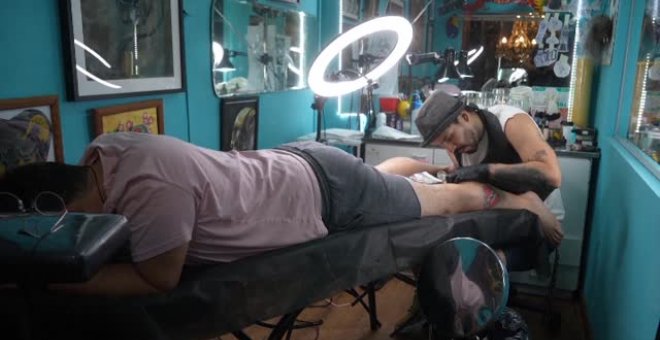 La fiebre de los tatuajes se apodera de Argentina tras el mundial