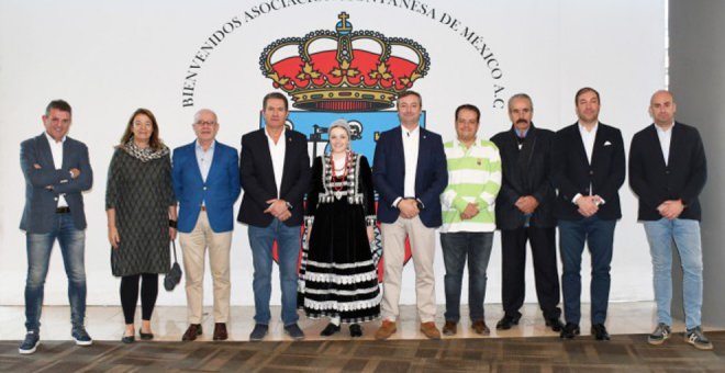 Nace 'Los verdiblancos de ultramar', la peña del Racing de la Casa de Cantabria de México