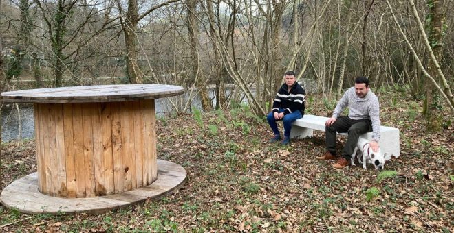 Ramales avanza en la mejora del área de Cubillas con un nuevo espacio verde