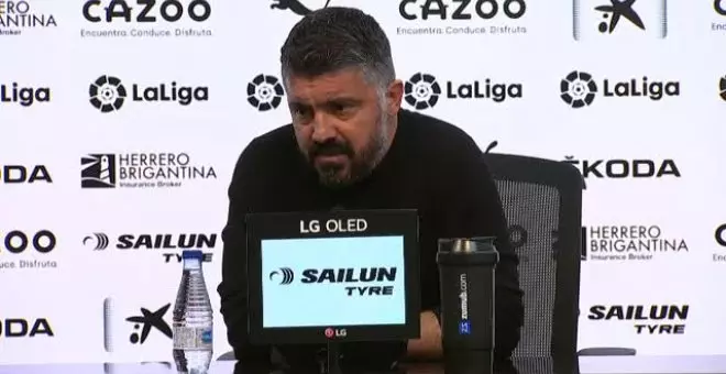 Gattuso: "Tengo que encontrar la solución y poner al equipo en la mejor situación"