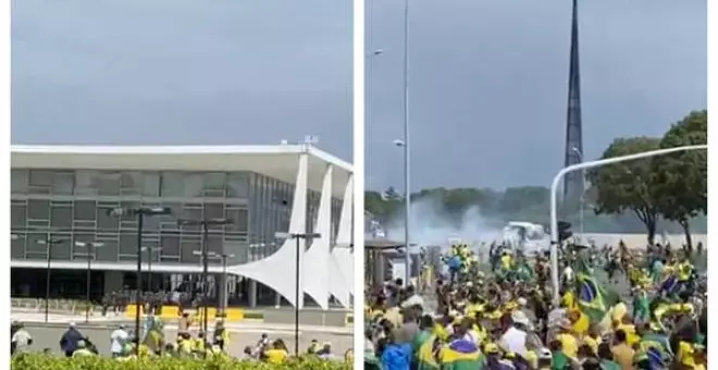 Centenares de seguidores de Jair Bolsonaro asaltan el Congreso Nacional de Brasil
