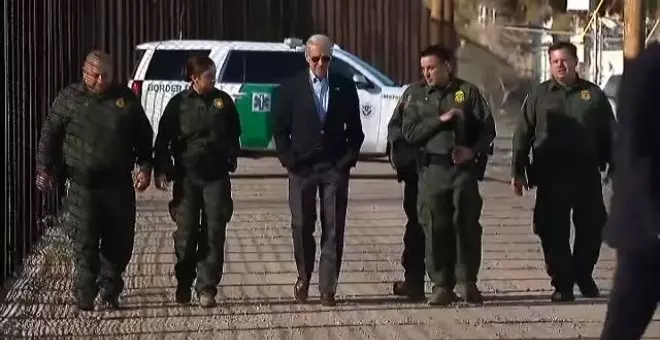 Joe Biden visita por primera vez la frontera con México