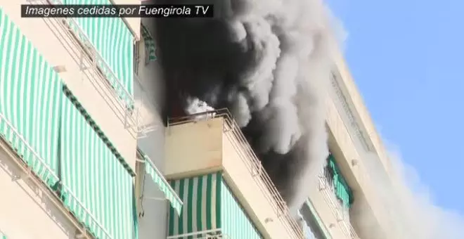 El incendio en un piso de Fuengirola provoca la muerte de dos personas