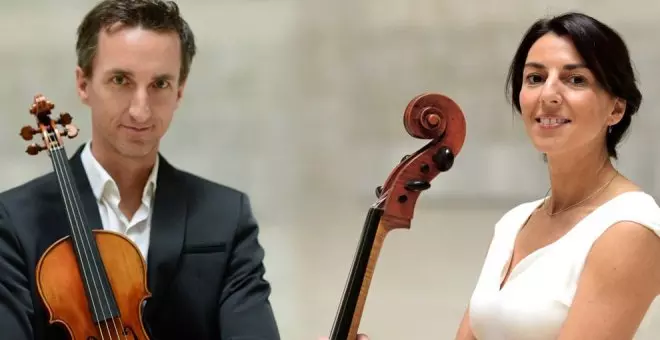 El violinista Marc Paquin y la violonchelista Orfilia Saiz actuarán en el Centro Botín