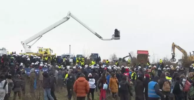 Nueva protesta climática en Alemania tras el conflicto en las minas de carbón