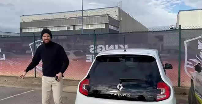 Piqué responde a Shakira tras su canción con BZRP: se presenta al trabajo en un Renault Twingo