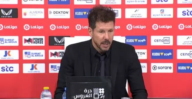 Simeone: "No tengo dudas que llegará el gol en el momento más importante que tendremos de aquí hacia adelante"