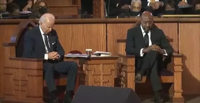 Biden recuerda a Martin Luther King en la iglesia de Atlanta donde predicaba