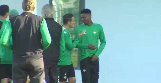 Primer entrenamiento de Abner Vinícius con el Betis