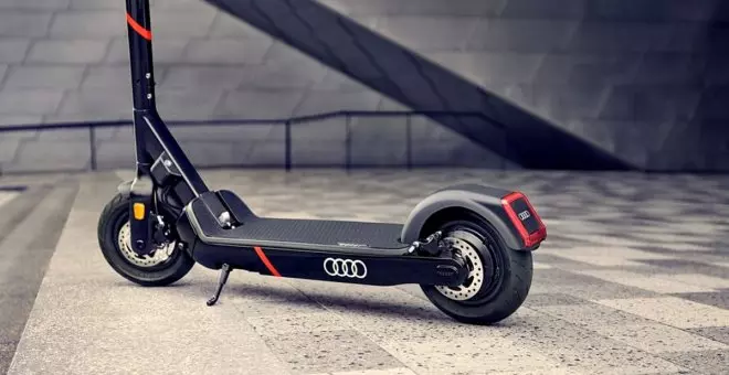El nuevo patinete eléctrico de Audi tiene mucha autonomía y un precio de cuatro cifras