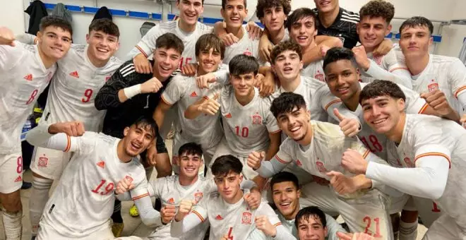 El racinguista Jeremy marca en su debut con la Sub-18 en la victoria ante Italia