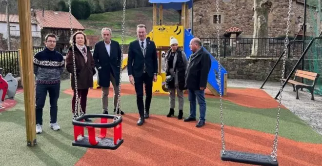 Cantabria financia con fondos Leader la construcción de un parque infantil