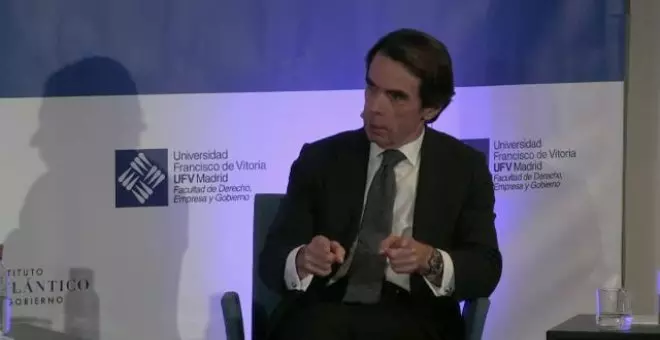 Aznar vaticina que si Sánchez vuelve a ganar las elecciones "se abrirá un proceso constituyente" que "afecta a la persistencia histórica de la nación española"