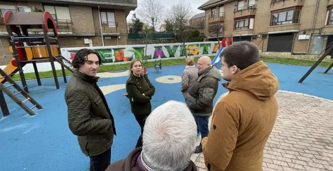 El parque Paco Cabarga de Bellavista estrena mural