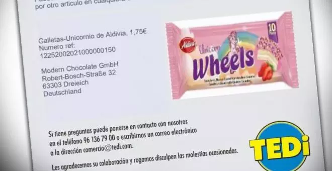 Retiran unas galletas por contener sustancias peligrosas para la salud