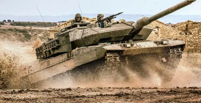 España cuenta con 347 carros de combate 'Leopard', medio centenar de ellos en desuso desde hace una década