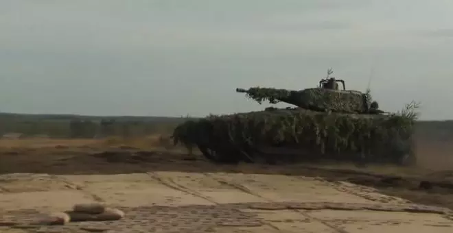 Alemania hará hoy oficial el envío de tanques Leopard 2 a Ucrania