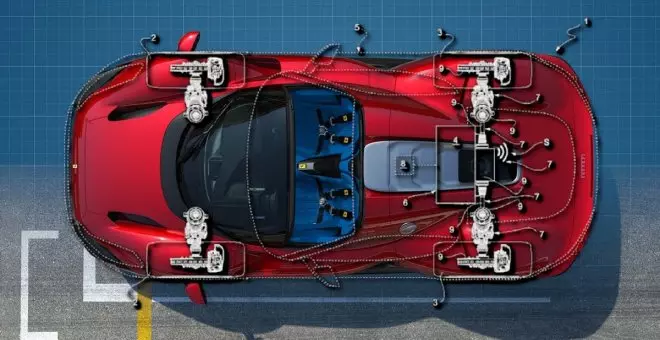 Ferrari patenta un sistema de escape falso para sus próximos coches eléctricos